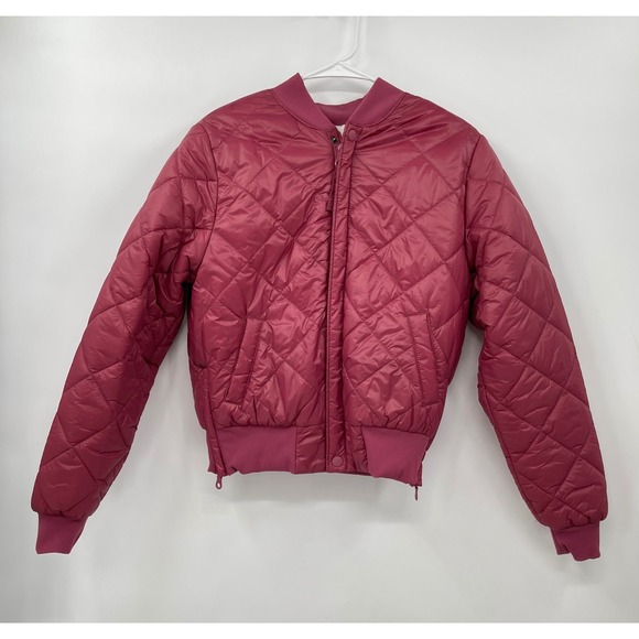 Offline by Aerie XS Quilted Bomber Jacket Puffer Coat‎ Sherpa Lined - Picture 1 of 16